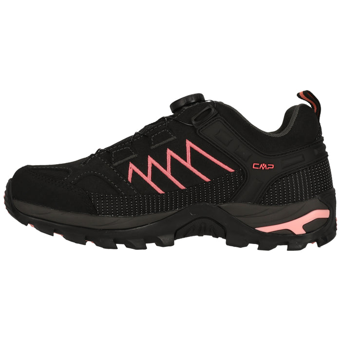 CMP Rigel Low Wmn FitGO Trek Shoe WP Leather Shoes 92UU Piombo-Lotus