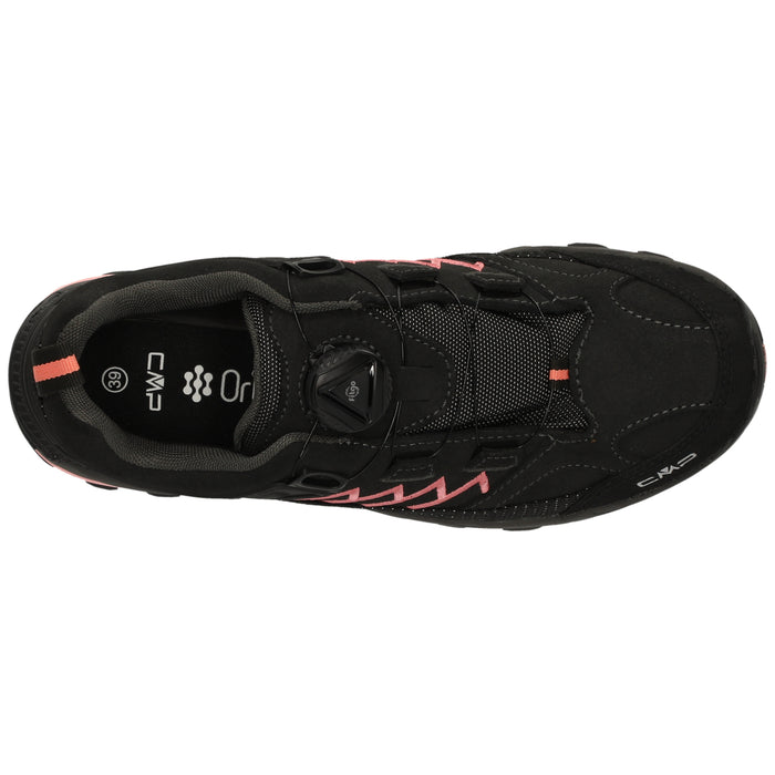 CMP Rigel Low Wmn FitGO Trek Shoe WP Leather Shoes 92UU Piombo-Lotus