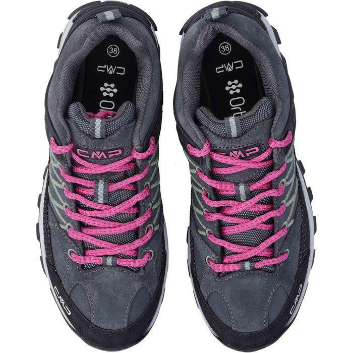 CMP Rigel Low Wmn WP Outdoor Shoe Shoes 74US Antracite-Mineral Green