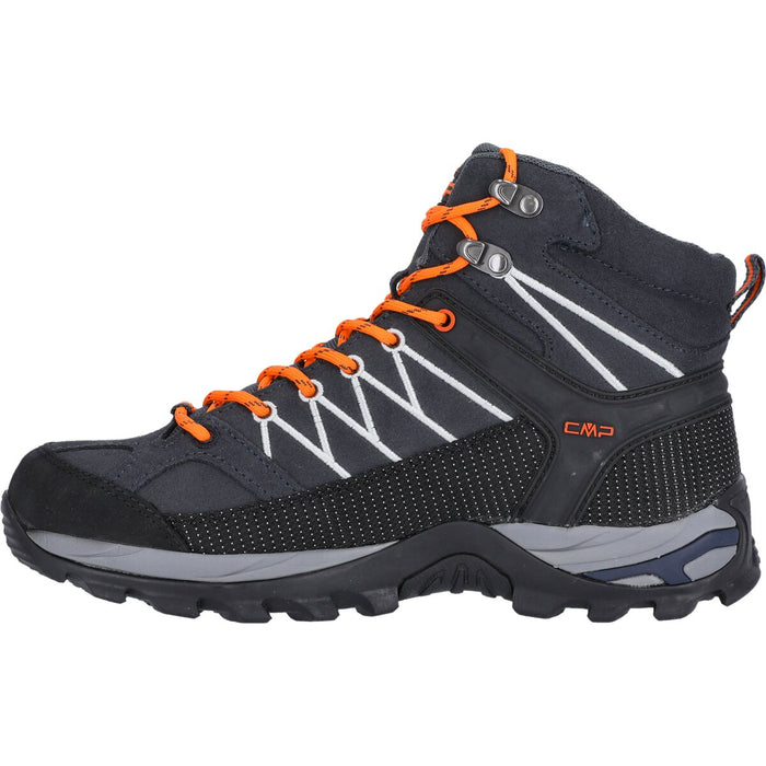 CMP Rigel Mid M WP Adult Boot Boots 56UE Antracite-Flash Orange