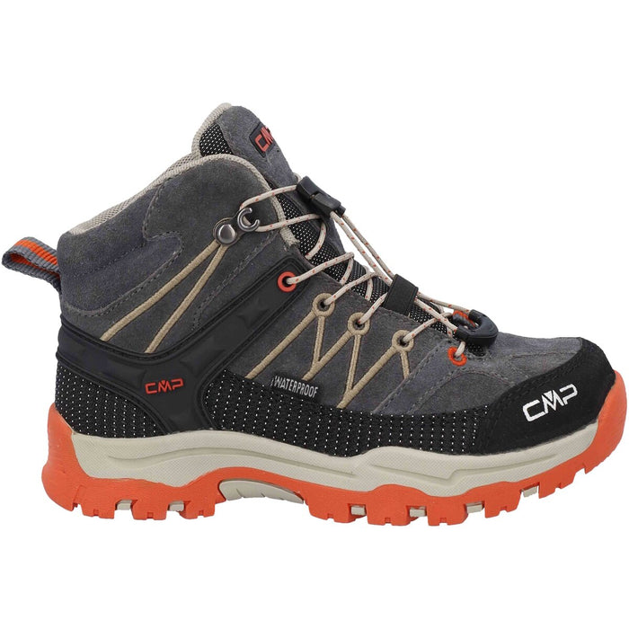CMP Rigel Mid WP Boot Kids Boots 45UV Grey-Orange