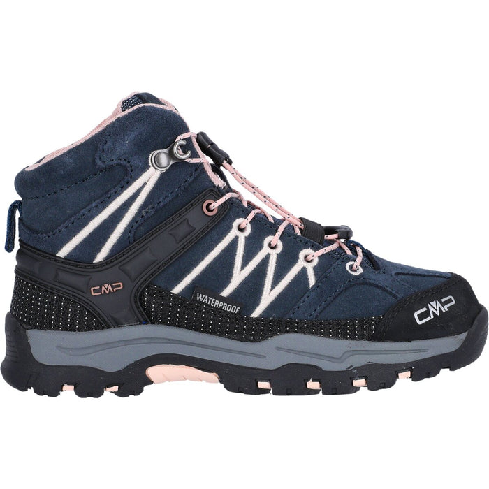 CMP Rigel Mid WP Boot Kids Boots 54UG Asphalt-Rose