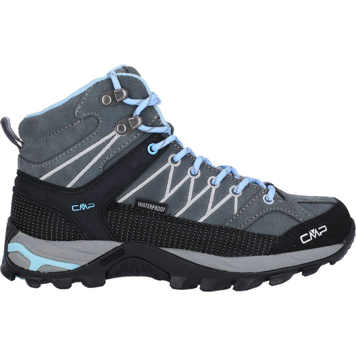 CMP Rigel Mid W WP Boot Boots 77BD Graffite-Azzurro
