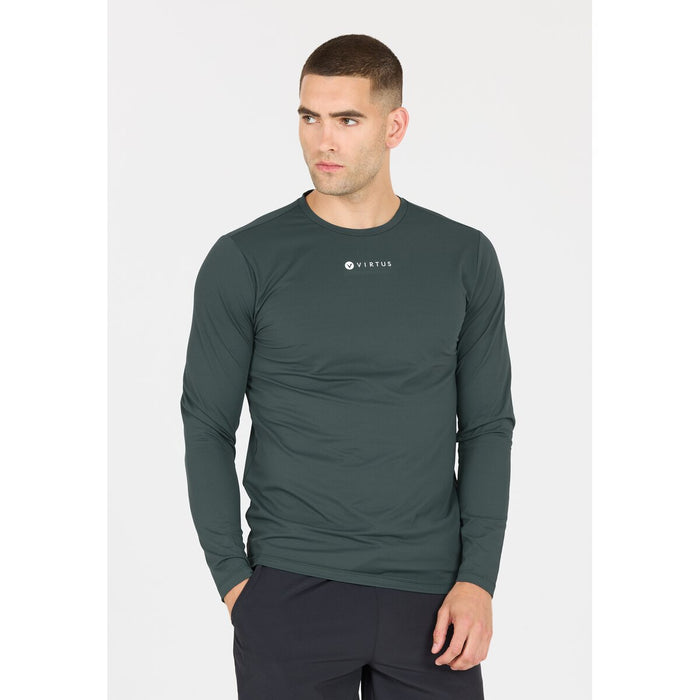 VIRTUS Roger M Hyperstretch L/S Tee T-shirt 3242 Dusty Forest