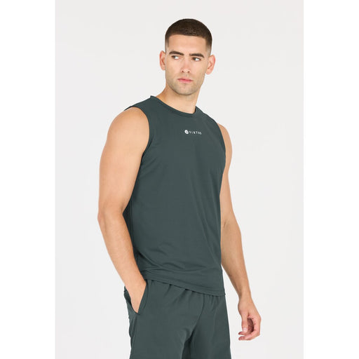 VIRTUS Roger M Hyperstretch Sleeveless Tee T-shirt 3242 Dusty Forest