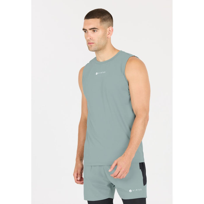 VIRTUS Roger M Hyperstretch Sleeveless Tee T-shirt 3244 Stormy Sea