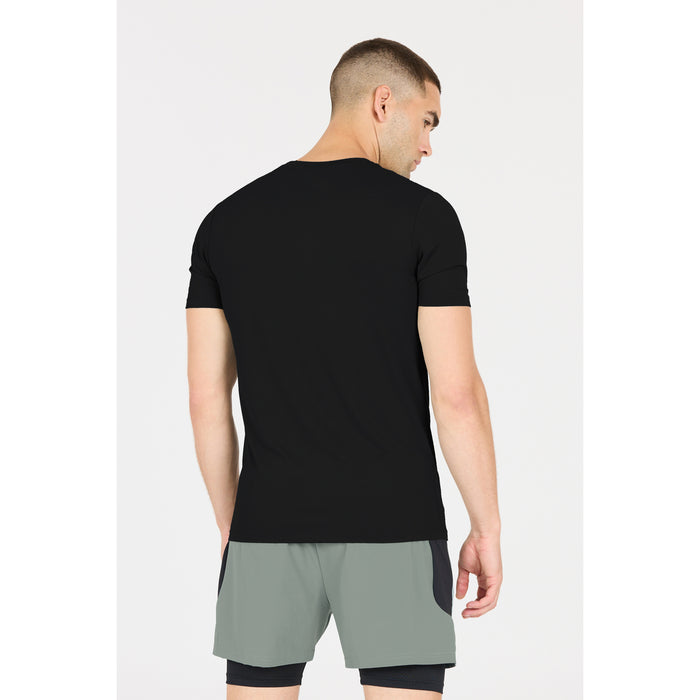 VIRTUS Roger V2 M Hyperstretch S/S Tee T-shirt 1001A Black