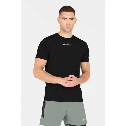 VIRTUS Roger V2 M Hyperstretch S/S Tee T-shirt 1001A Black