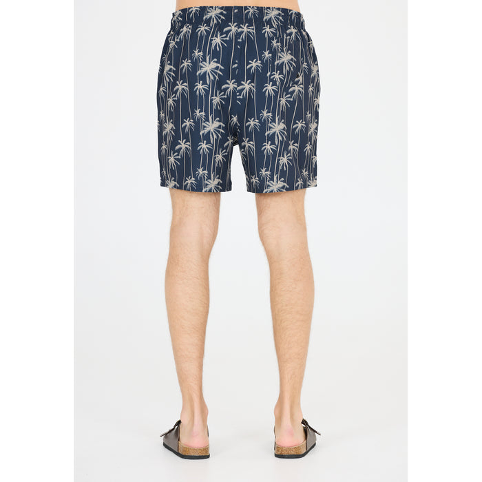 CRUZ Rohan M Mid Thigh Boardshorts Boardshorts Print 3632 Navy Palm