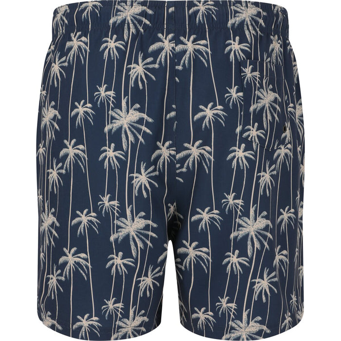 CRUZ Rohan M Mid Thigh Boardshorts Boardshorts Print 3632 Navy Palm