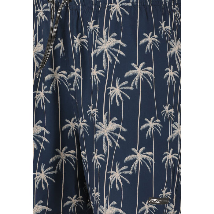 CRUZ Rohan M Mid Thigh Boardshorts Boardshorts Print 3632 Navy Palm