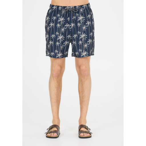 CRUZ Rohan M Mid Thigh Boardshorts Boardshorts Print 3632 Navy Palm