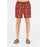 CRUZ Rohan M Mid Thigh Boardshorts Boardshorts Print 3633 Red Palm