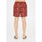 CRUZ Rohan M Mid Thigh Boardshorts Boardshorts Print 3633 Red Palm