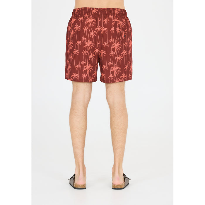 CRUZ Rohan M Mid Thigh Boardshorts Boardshorts Print 3633 Red Palm