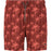 CRUZ Rohan M Mid Thigh Boardshorts Boardshorts Print 3633 Red Palm