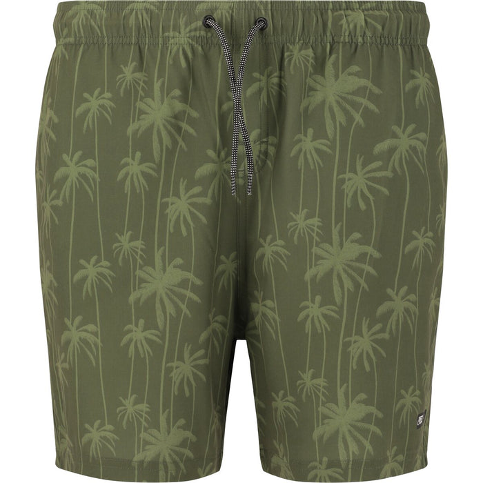 CRUZ Rohan M Mid Thigh Boardshorts Boardshorts Print 3678 Green Palm