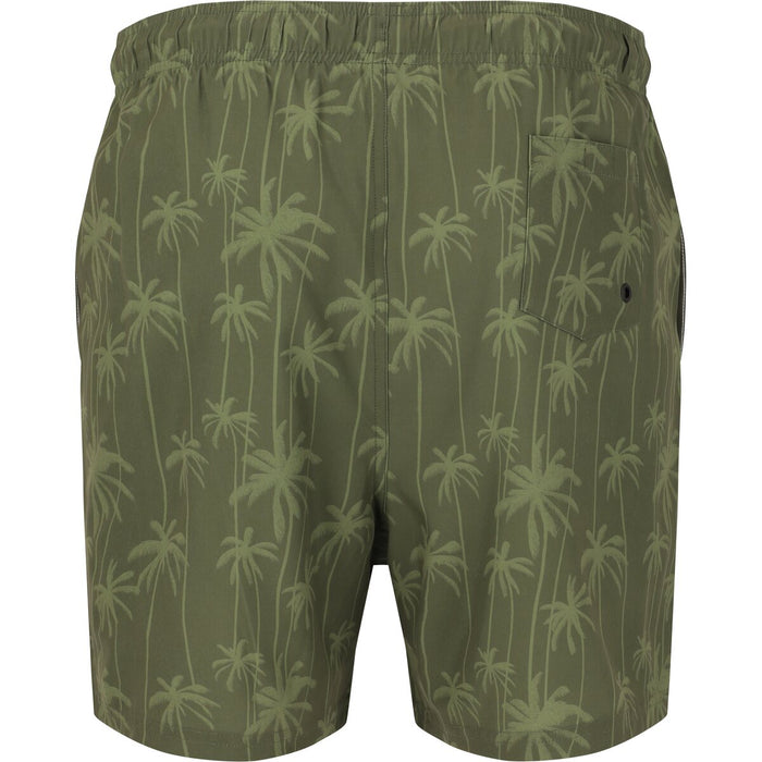 CRUZ Rohan M Mid Thigh Boardshorts Boardshorts Print 3678 Green Palm