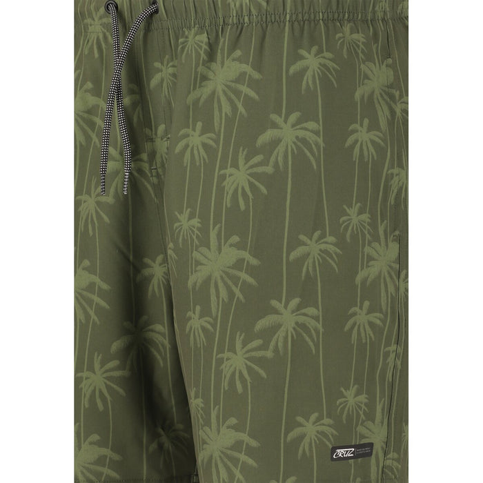 CRUZ Rohan M Mid Thigh Boardshorts Boardshorts Print 3678 Green Palm