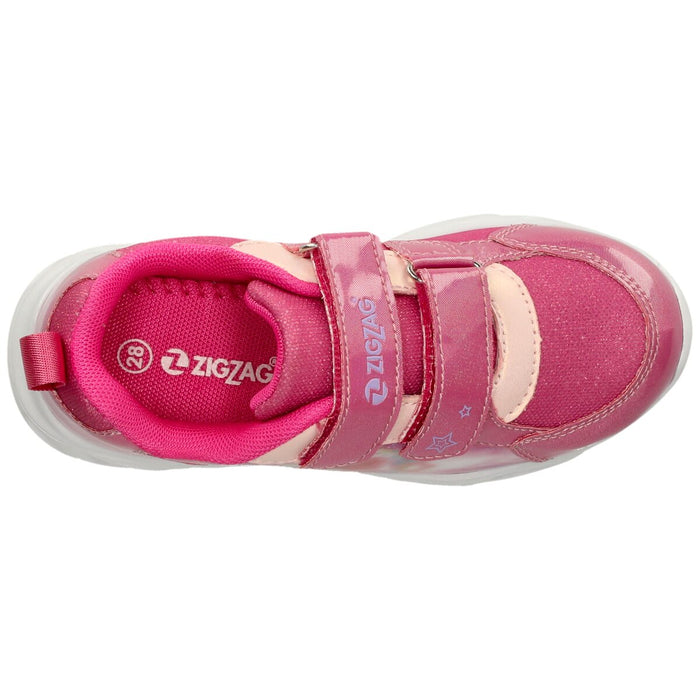 ZIGZAG Ronda Kids Shoe 5D w/Lights Shoes 4072 Pink Peacock