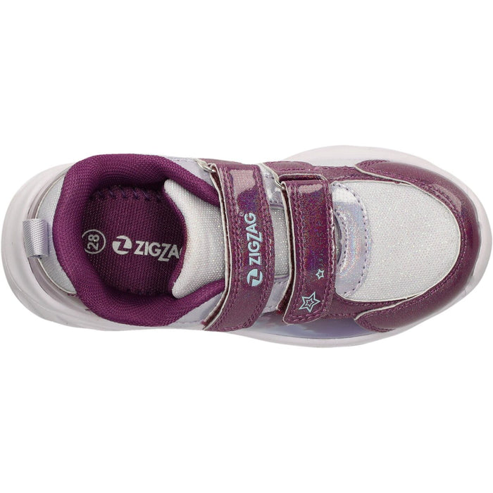ZIGZAG Ronda Kids Shoe 5D w/Lights Shoes 4411 Grape Compote