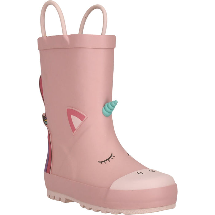 ZIGZAG Rook Kids Rubber Boot Rubber boot 4319 Silver Pink