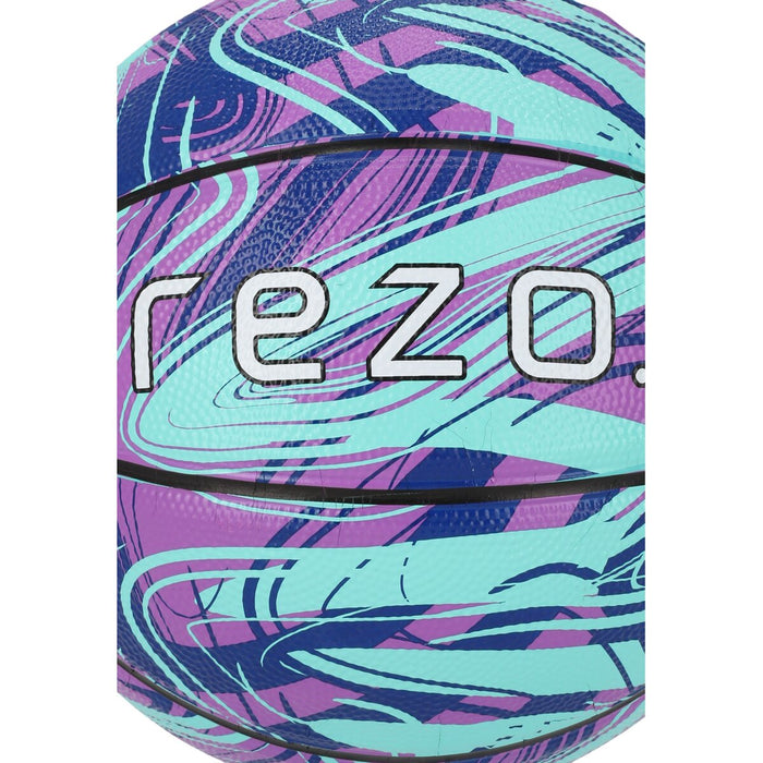 REZO Rubber Basketball Ball 2079 Alaskan Blue