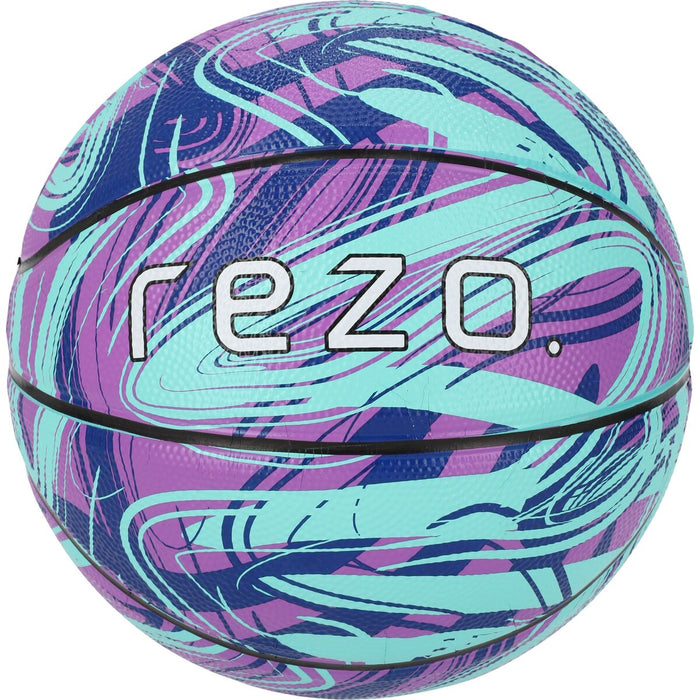 REZO Rubber Basketball Ball 2079 Alaskan Blue