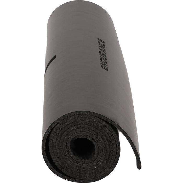 ENDURANCE Rubber Yoga Mat Fitness equipment 1001 Black