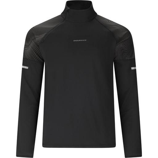 ENDURANCE Rumbia M Printed Midlayer Midlayer 1001 Black