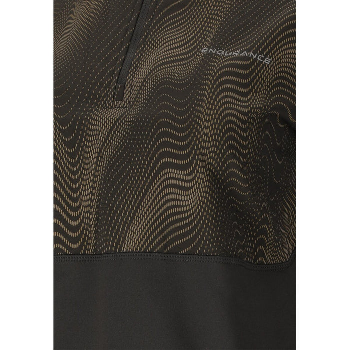 ENDURANCE Rumbia W Printed Midlayer Midlayer 1001 Black