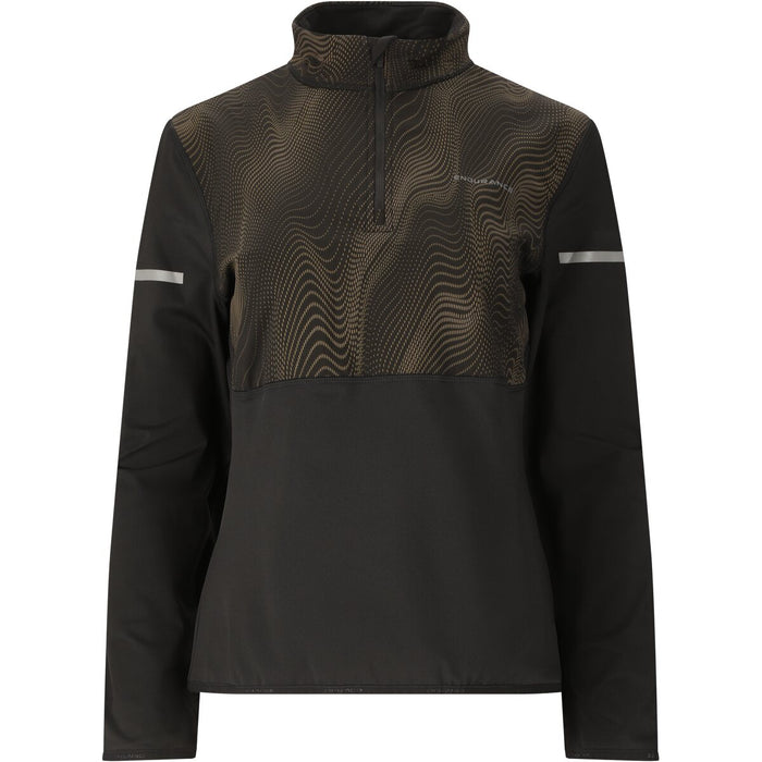 ENDURANCE Rumbia W Printed Midlayer Midlayer 1001 Black