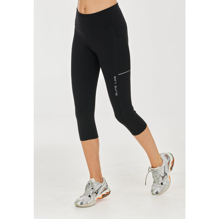 ELITE LAB Run Elite X1 W 3/4 Tights Tights 1001 Black