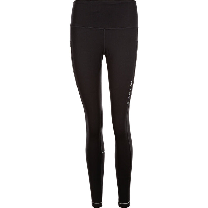 ELITE LAB Run Elite X1 W Long Tights Tights 1001A Black