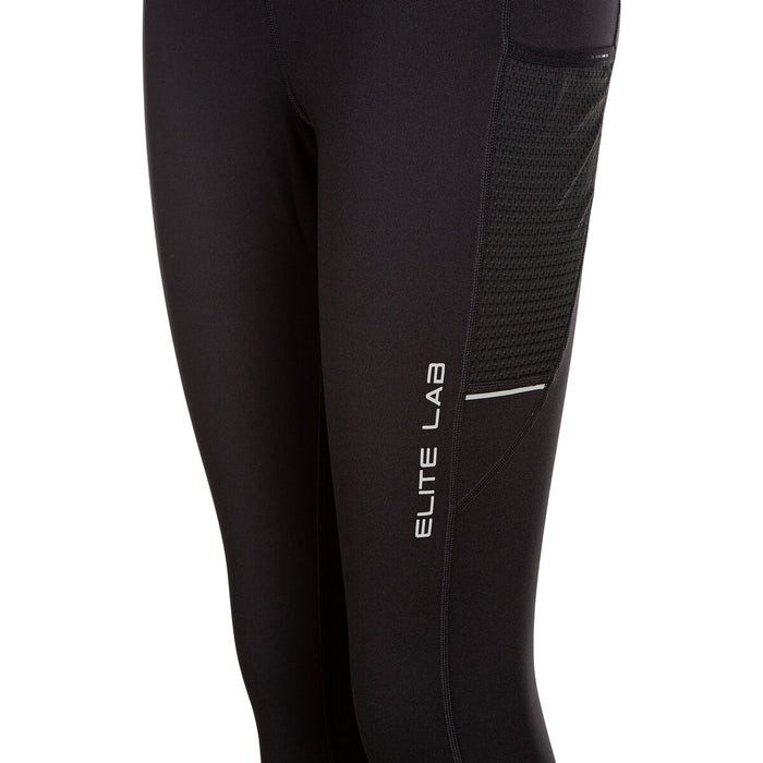 ELITE LAB Run Elite X1 W Long Tights Tights 1001A Black