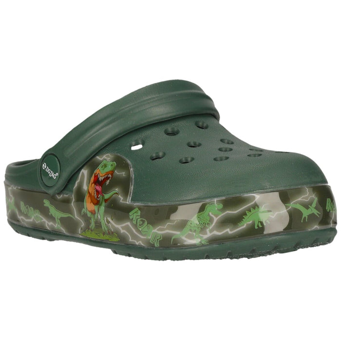 ZIGZAG Runix Closed Kids Sandal W/lights Sandal 3175 Trekking Green