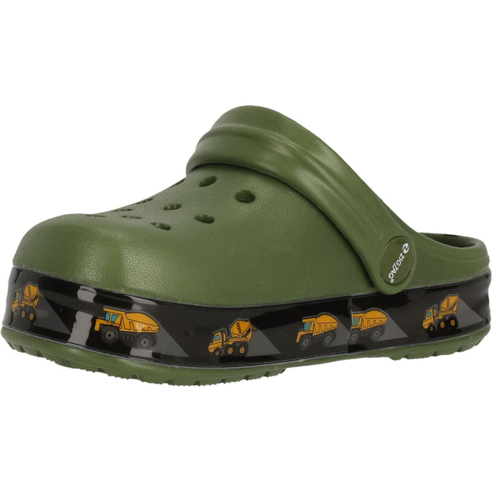 ZIGZAG Runix Closed Kids Sandal W/lights Sandal 3232 Loden Green