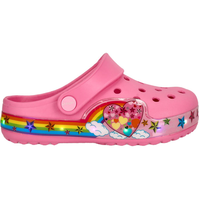 ZIGZAG Runix Closed Kids Sandal W/lights Sandal 4036 Cotton Candy