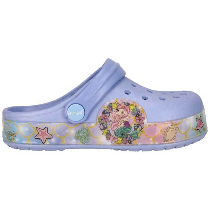 ZIGZAG Runix Closed Kids Sandal W/lights Sandal 4370 Hydrangea