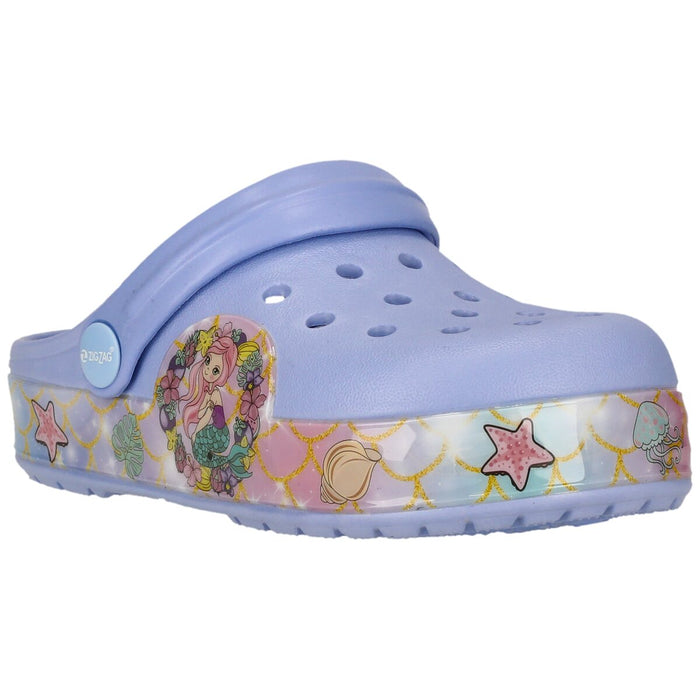 ZIGZAG Runix Closed Kids Sandal W/lights Sandal 4370 Hydrangea