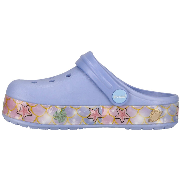 ZIGZAG Runix Closed Kids Sandal W/lights Sandal 4370 Hydrangea