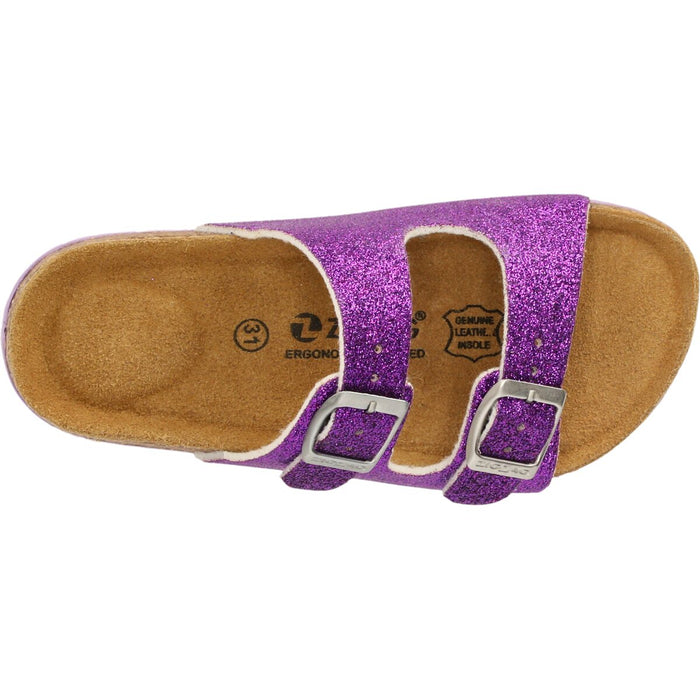 ZIGZAG Sabazius Kids Cork Sandal Sandal 4003 Purple Flower