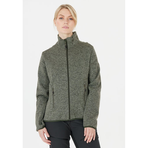 WHISTLER Samani W Melange Fleece Jacket Fleece 3056A Agave Green