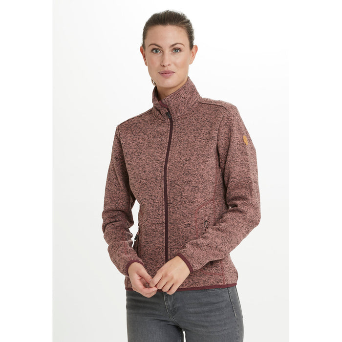 WHISTLER Samani W Melange Fleece Jacket Fleece 4221A Light Mahogany