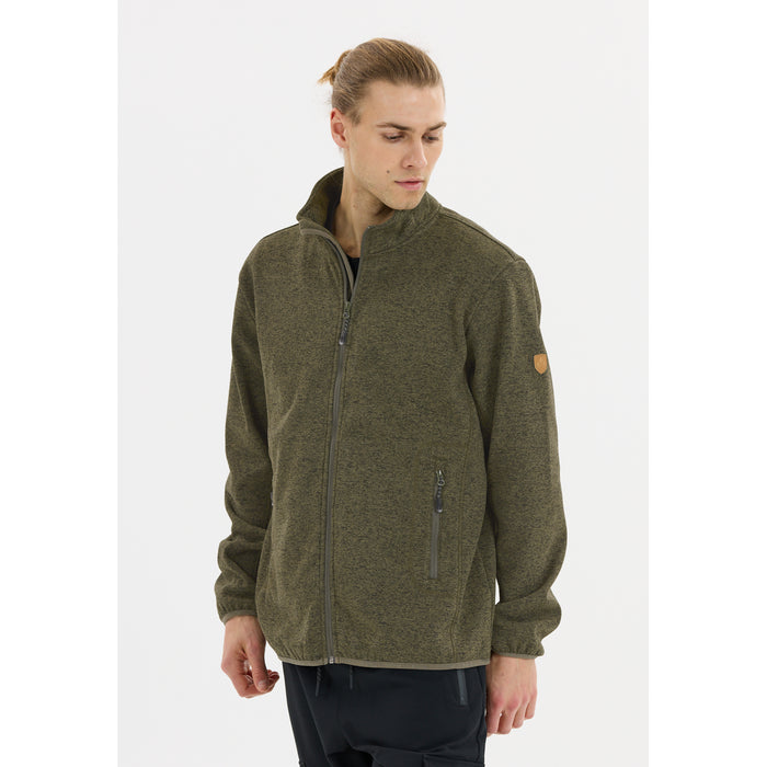 WHISTLER Sampton M Melange Fleece Jacket Fleece 1071 Black Ink