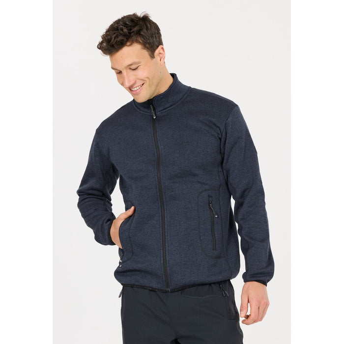 WHISTLER Sampton M Melange Fleece Jacket Fleece 2002A Navy