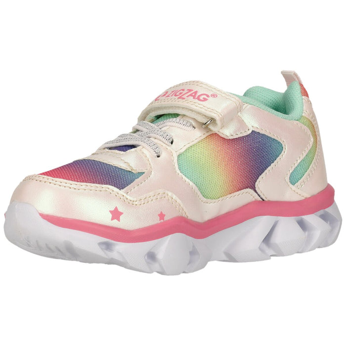 ZIGZAG Saserta Kids Shoe w/Lights Shoes 1002 White
