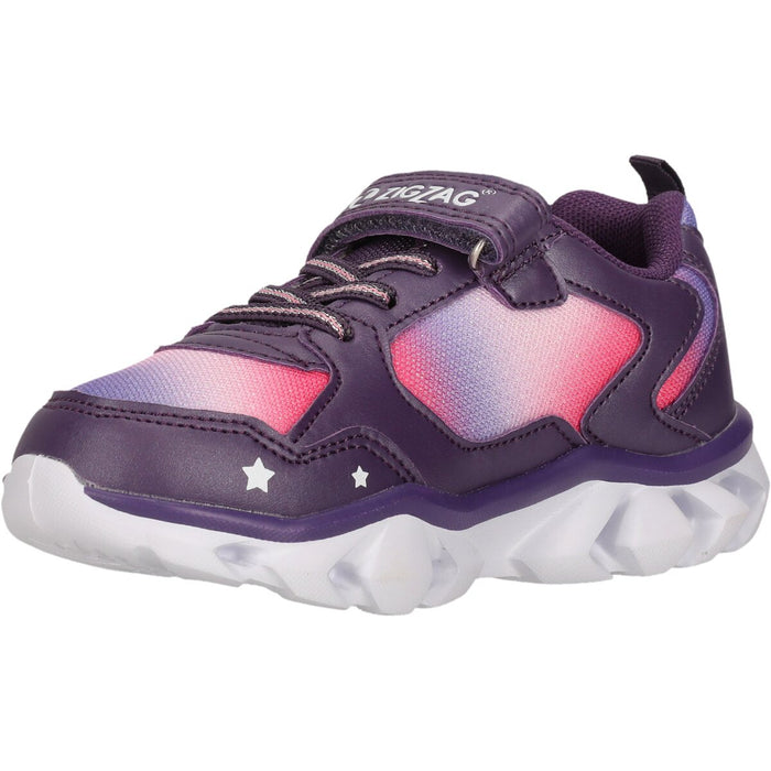 ZIGZAG Saserta Kids Shoe w/Lights Shoes 4411 Grape Compote