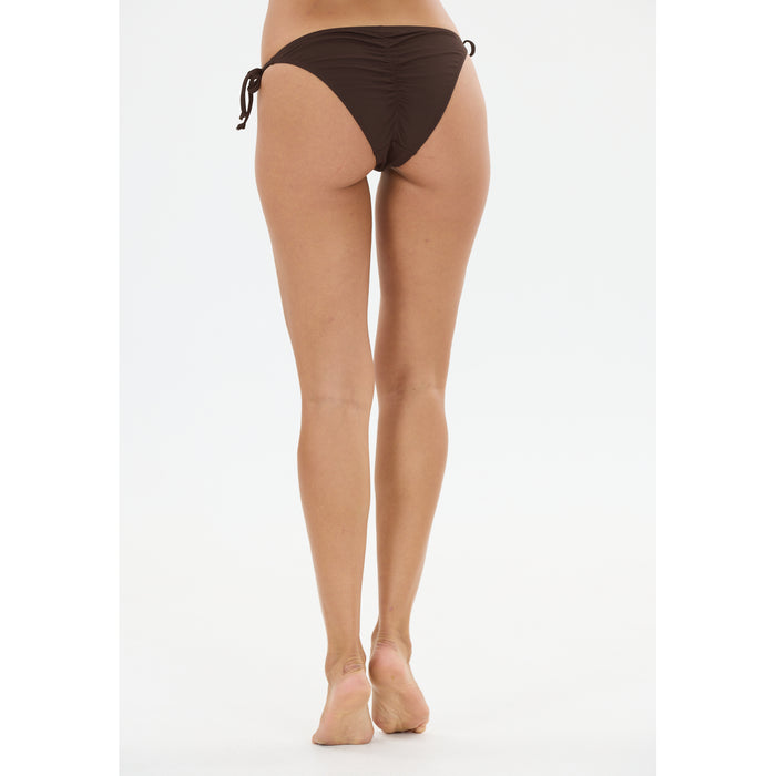 ATHLECIA Sherrill W Side-Tie Bikini Brief Swimwear 1294 Chocolate Torte