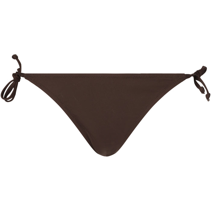 ATHLECIA Sherrill W Side-Tie Bikini Brief Swimwear 1294 Chocolate Torte